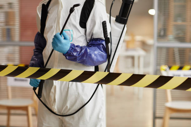 Professional Biohazard Cleanup technician working in Marion, OH